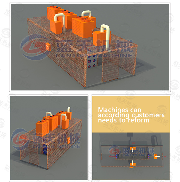 Structure diagram of vegetable drying machine