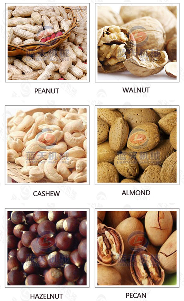 Drying effect of nuts dryer machine