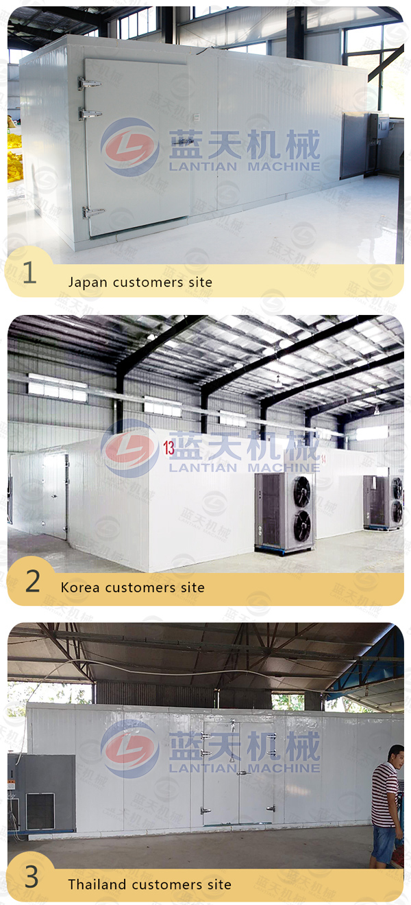 Customers of herb drying machine