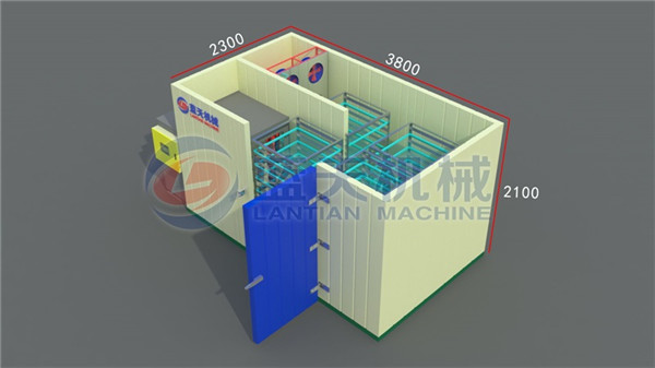 Structual diagram of noodles dryer