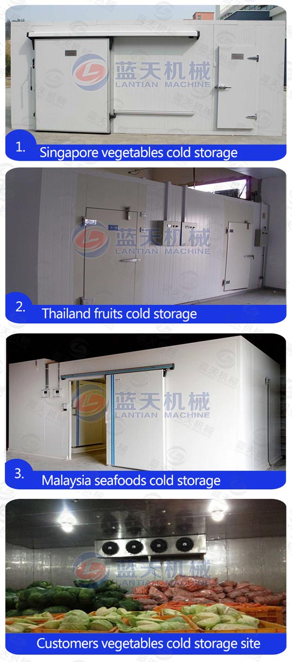 Customer site of cold storage
