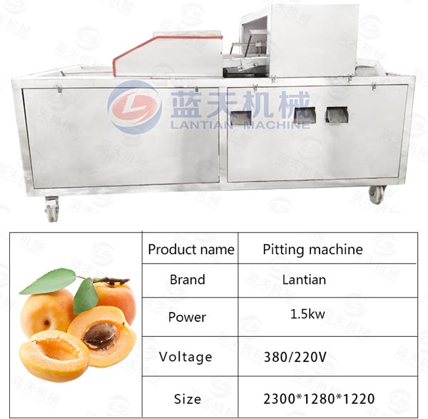 Parameter of pitting machine